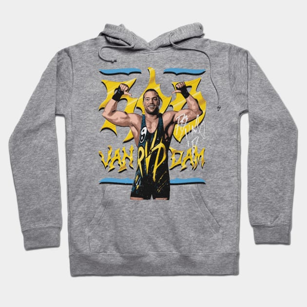 Rob Van Dam Pose Hoodie by MunMun_Design